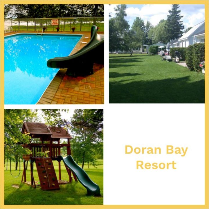 Photo montage of Doran Bay Resort