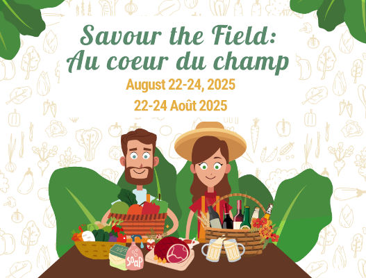 Copy of advertisement for Savour the Field