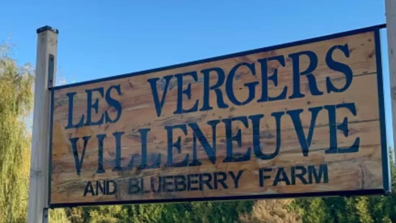 vergers velleneuve road sign
